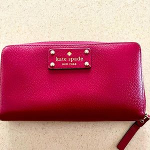 Kate Spade berry wallet